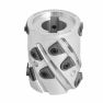 Premill DIA Cutter Heads with Replaceable Plates D=60 I=63 d=25+2CH Z=2+2 (14) a30° H=3 RH type A F