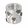 Premill DIA Cutter Heads with Replaceable Plates 2+2 D=70 I=50 d=20+2CH 30° H=3