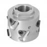 Premill DIA Cutter Heads with Replaceable Plates D=70 I=43 d=25+2CH Z=2+2 (8) a30° H=3 LH upper coll