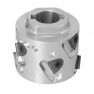 Premill DIA Cutter Heads with Replaceable Plates D=70 I=43 d=25+2CH Z=2+2 (8) a30° H=3 RH upper coll