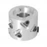 Premill DIA Cutter Heads with Replaceable Plates D=80 I=47/65 d=25+2CH Z=2+2 (10) H=3 LH