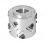 Premill DIA Cutter Heads with Replaceable Plates D=80 I=47/65 d=25+2CH Z=2+2 (10) H=3 RH