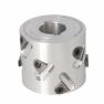 Premill DIA Cutter Heads with Replaceable Plates D=80 l=54 d=30+2CH Z=2+2 (10) a35° H=3 LH Type A /