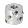 Premill DIA Cutter Heads with Replaceable Plates D=80 l=54 d=30+2CH Z=2+2 (10) a35° H=3 RH Type A /