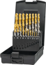 Phantom HSS-E Set Spiraalboren DIN 338 TiN-tip, (handgebruik)