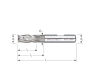 Rotec HSS-E vingerfrees, kort, weldon