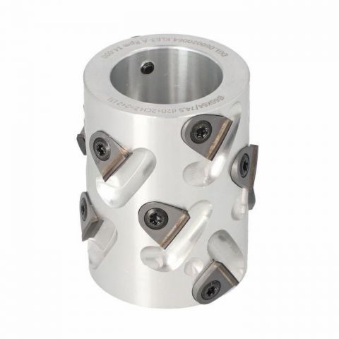 DGL.Cutterhead DIA D=60 I=64/74,5 d=20+2CH Z=2+2 (12) a35° H=3 LH type B 31,5 mm + collar down 1,5