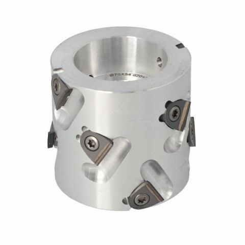 Premill DIA Cutter Heads with Replaceable Plates 2+2 D=70 I=50 d=20+2CH 30° H=3,0 (10) Type C LH