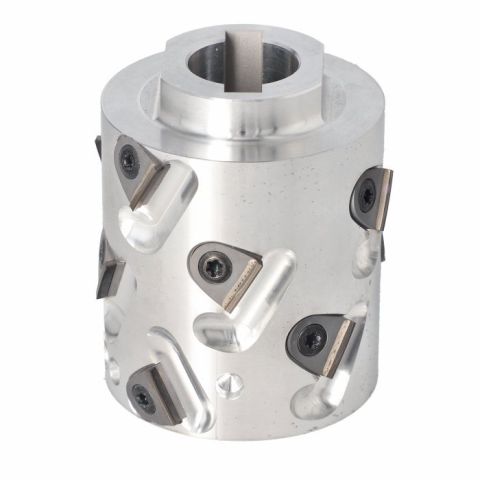 Premill DIA Cutter Heads with Replaceable Plates D=70 I=63/81 d=25+2CH Z=2+2 (12) a30° H=3 LH upper