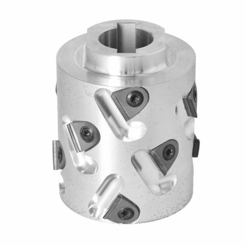 Premill DIA Cutter Heads with Replaceable Plates D=70 I=63/81 d=25+2CH Z=2+2 (12) a30° H=3 RH upper