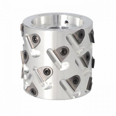 Premill DIA Cutter Heads with Replaceable Plates D=80 I=65 d=25+2CH Z=3+3 (18) a30° H=3 RH Type C /