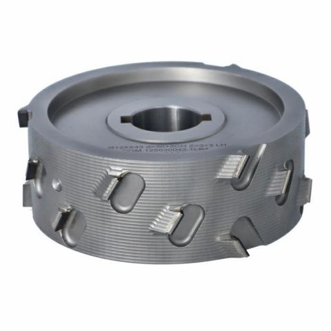 Pre-Mill Cutter DIA 3+3 D=125 I=43 d=30 +2CH 30° H=4,5 (18) Type B LH Lownoise