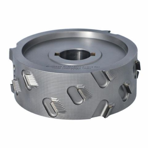 Pre-Mill Cutter DIA 3+3 D=125 I=43 d=30 +2CH 30° H=4,5 (18) Type B RH Lownoise