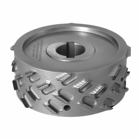 Pre-Mill Cutter DIA 4+4 D=125 I=46 d=30 +2CH LN 54° H=4 (40) Type A Sym. LOW NOISE