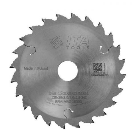 Diamond scoring (EA) D=120 F= 20 Z= 24 K=3,0/4,0P=2,5 H=4 conical (KON/FZ)