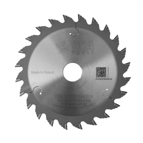 Diamond scoring (EA) D=125 F= 20 Z= 24 K=3,0/4,0P=2,5 H=6 conical (KON/FZ)