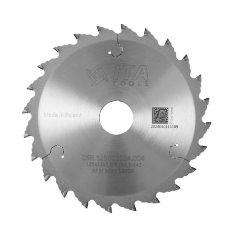 Diamond scoring (EA) D=125 F= 22 Z= 24 K=3,0/4,0 P=2,5 H=4 conical (KON/FZ)