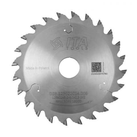 Diamond scoring (EA) D=125 F= 22 Z= 24 K=3,0/4,0 P=2,5 H=6 conical (KON/FZ)