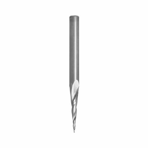 Tappered Ball Nose Solid Carbide Upcut D=0