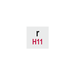 Tolerantie radius H11
