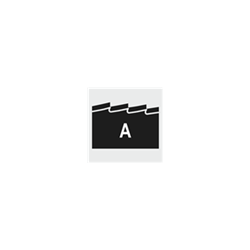 Tandvorm A (rechte tand)