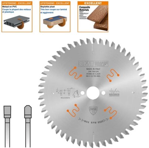 Cirkelzaag voor non-ferro metalen en harde materialen, CMT