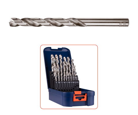 HSS-G Spiraalborenset, SILVER-LINE, in ABS-cassette