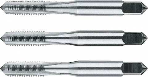 Phantom 21300 HSS Handtappen ISO 529 UNC, set à 3 stuks