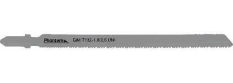 Phantom HSS Bi-Metaal Decoupeerzaag T132-1‚8/2‚5G UNI VPE 5