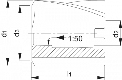 Phantom HSS Opsteekopboor DIN 222 technisch