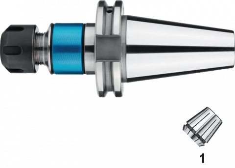 Phantom Synchro Taphouder DIN 6499-C  ISO 15488 SK volgens DIN 69871-ADB, voor ER spantangen (met vierkant)