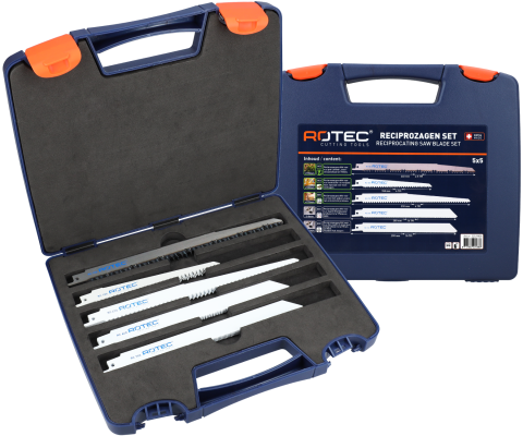 Rotec 25-dlg. (5x5) reciprozaagbladen-set type '525'