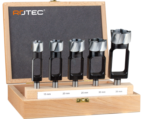 Rotec 5-dlg. Premium proppenboorset type '251', ø15-35 mm