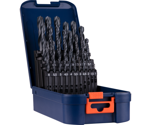 Rotec HSS-R spiraalborenset, SILVER-LINE, in ABS-cassette