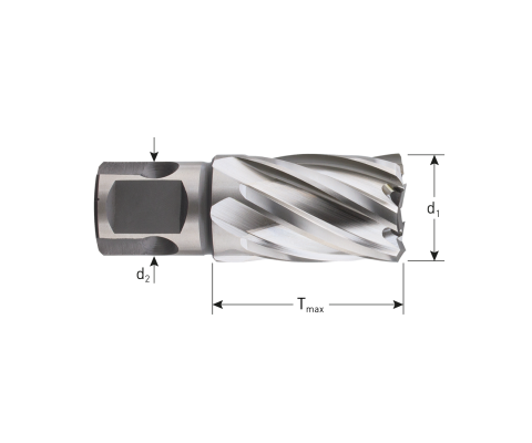 Rotec HSS-XE kernboor SILVER-LINE 30mm (Weldon)