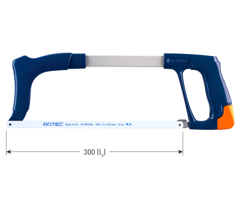 Rotec Metaalzaagbeugel, gebogen