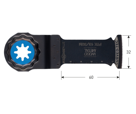Rotec PREMIUM Starlock-Plus invalzaagblad type PTK 13/32bi