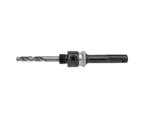 Rotec Quick-Lock gatzaaghouder met centreerboor, SDS-plus, tbv gatzagen