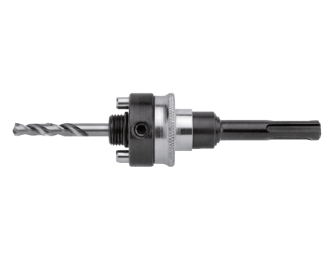 Rotec Quick-Lock gatzaaghouder met centreerboor, SDS-plus, tbv gatzagen ø32-210