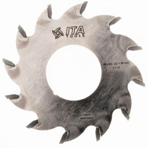 Saw blade D= 80 F= 30 Z= 12 K/P=3,2/2,2 R Poz. BIMATIC