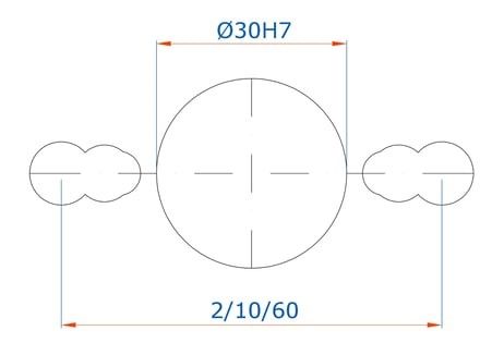 vereiste gaten in zaagblad