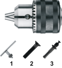 Bosch Professional Schnellspannbohrfutter (2 Hülsen, Spannbereich 1,5