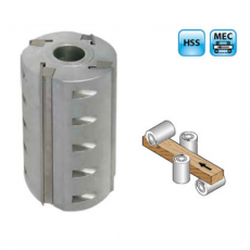 RStools - aluminium schaafkop z=4, MEC uitvoering
