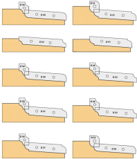 HM profielmes 60 x 12 x 1,5 mm. A51, per stuks (bossing)