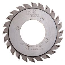 RStools HM voorritser Ø120 x 2,8-3,6 x ø50  z=12+12 FZ voor RAPIDO/Leuco systeem