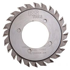 RStools HM voorritser Ø120 x 2,8/3,6 x ø50  z=12+12  Rapido/leuco