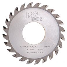 Conische voorritser Ø 125 x 4,3/5,4 x 45  z=24