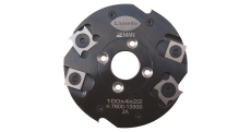 Lamello groeffrees met wisselmessen Ø100x4xø22mm Z4+V4