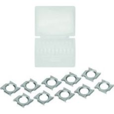Lamello set met 10 mesjes 18x18x1,95mm VOOR 132130