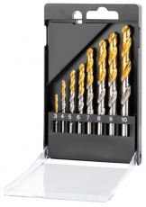 Phantom HSS set spiraalboren DIN338 TiN-tip‚ (handgebruik) 11.461 - Ø3-10 x 1mm